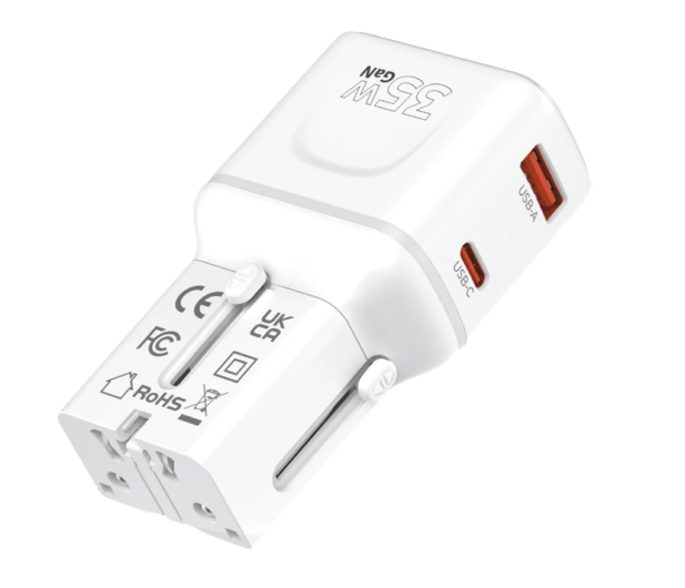 Mobile Origin Travel adapter 35W EU/US/UK/AU white - 1485309 - zdjęcie